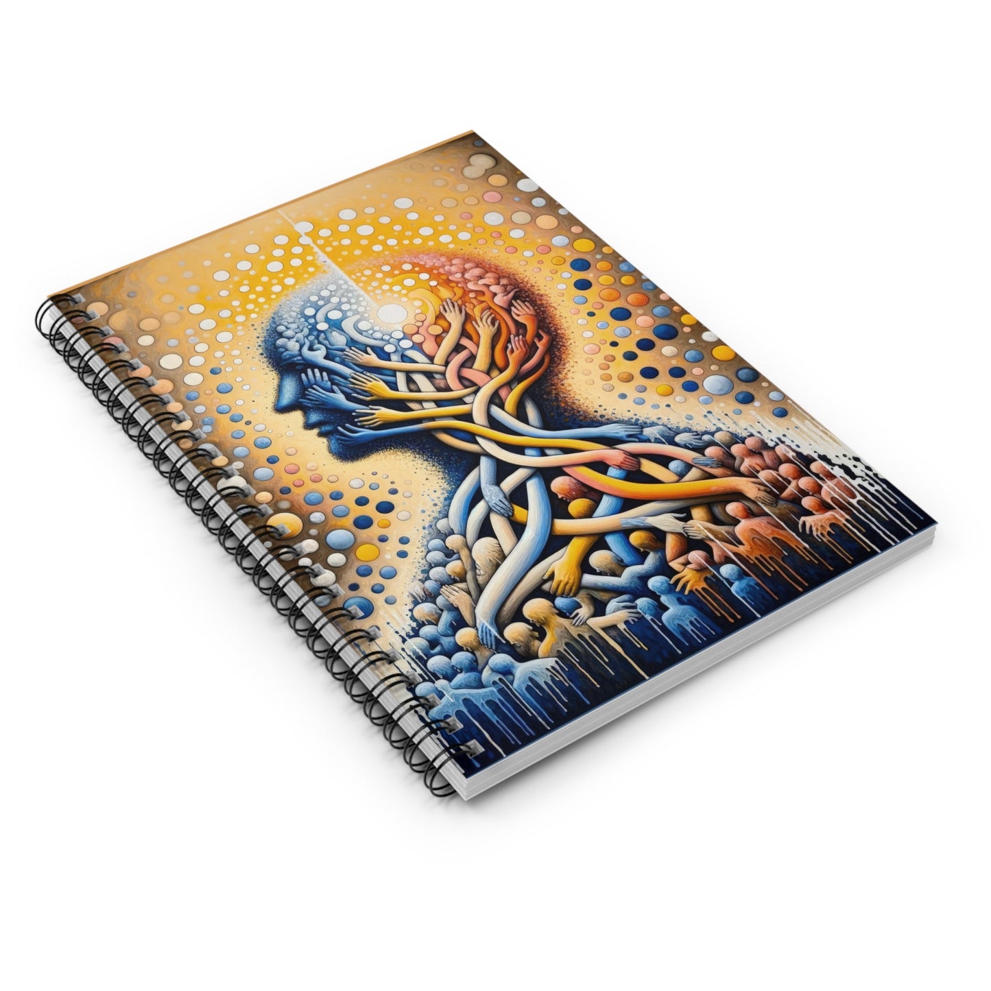 Unveiling Inner Essence Spiral Notebook - Ruled Line - ATUH.ART