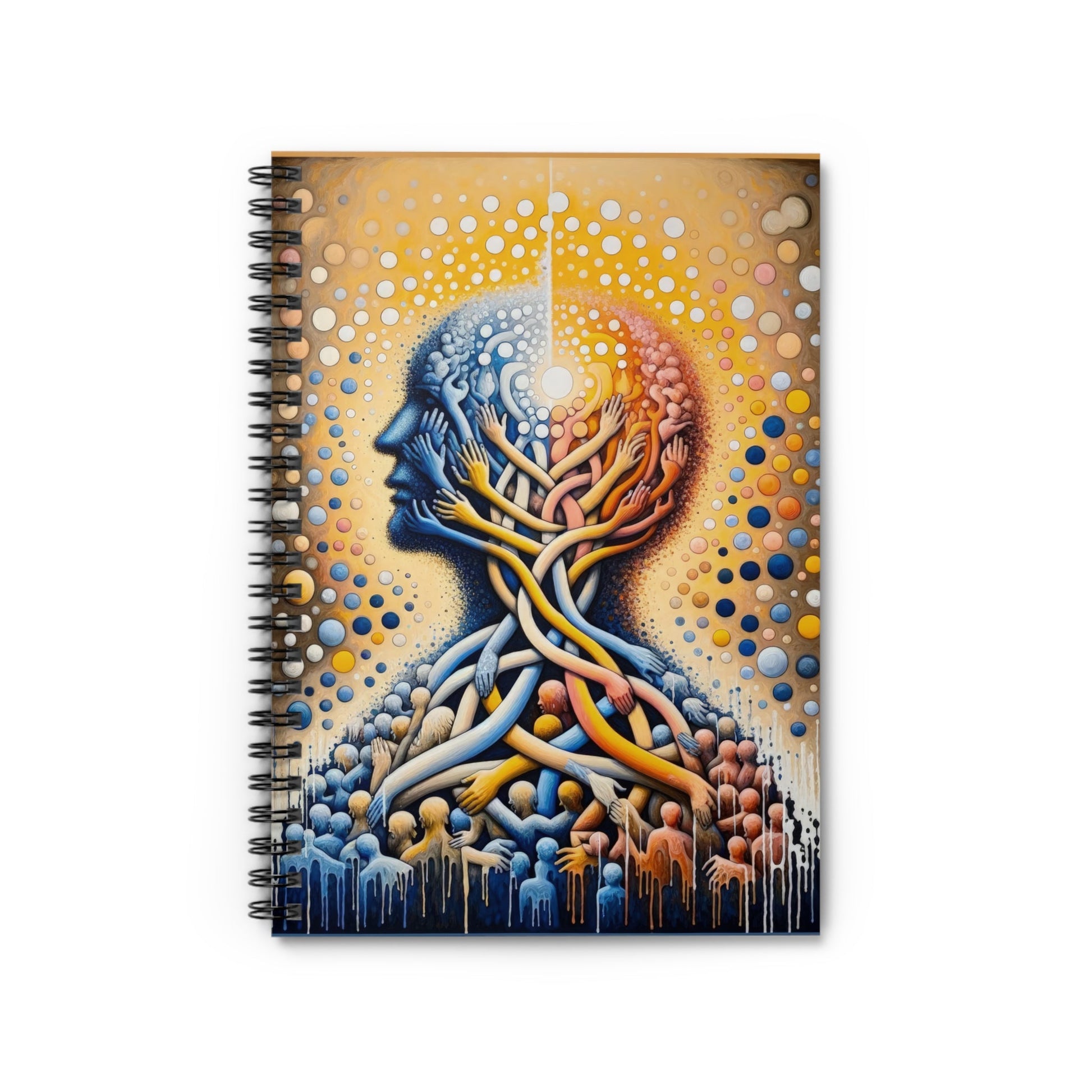 Unveiling Inner Essence Spiral Notebook - Ruled Line - ATUH.ART