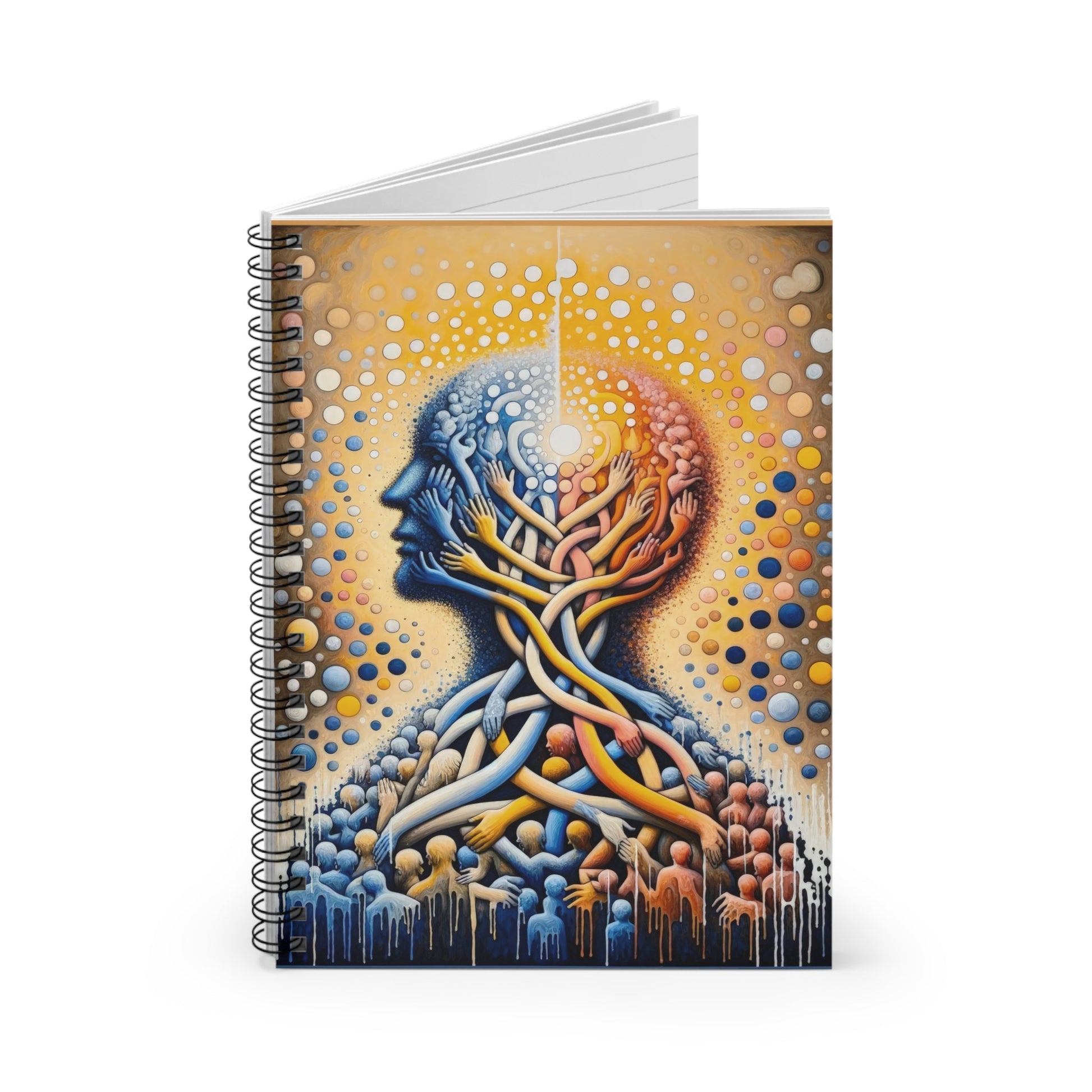 Unveiling Inner Essence Spiral Notebook - Ruled Line - ATUH.ART