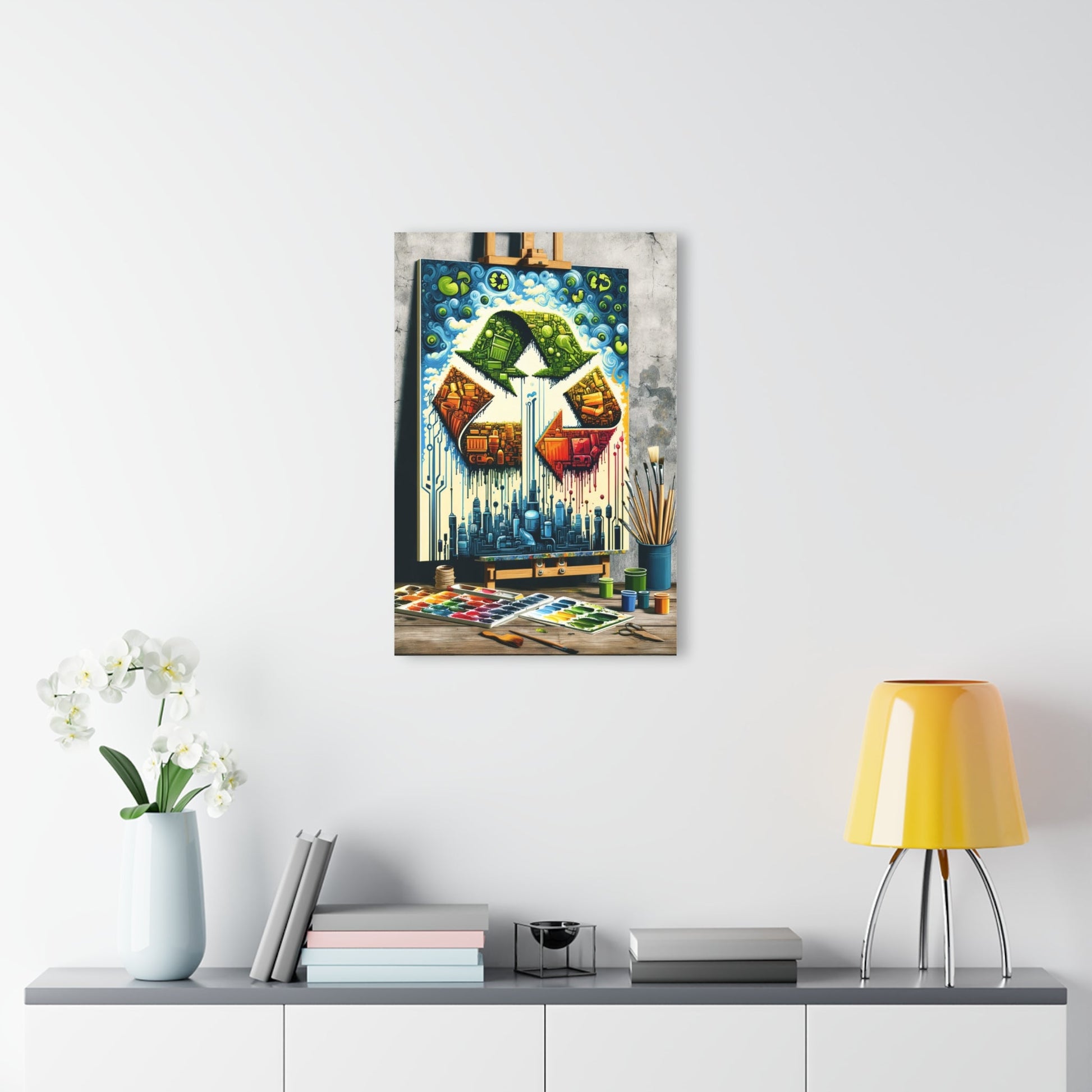 Upcycling Lifecycle Artistry Acrylic Prints (French Cleat Hanging) - ATUH.ART