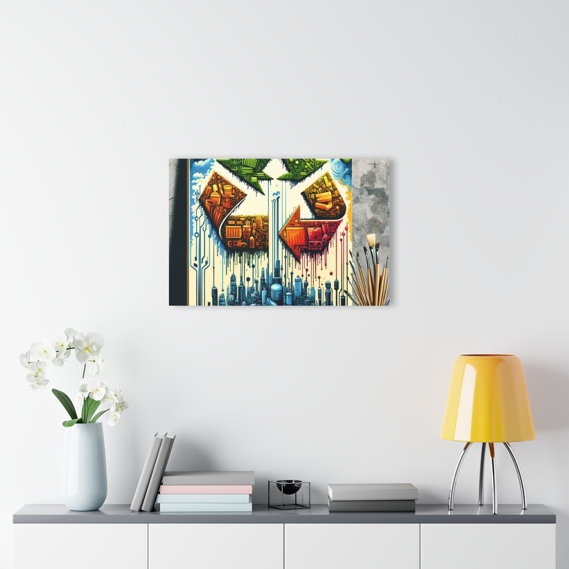 Upcycling Lifecycle Artistry Acrylic Prints (French Cleat Hanging) - ATUH.ART
