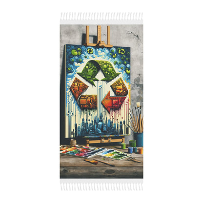 Upcycling Lifecycle Artistry Boho Beach Cloth - ATUH.ART