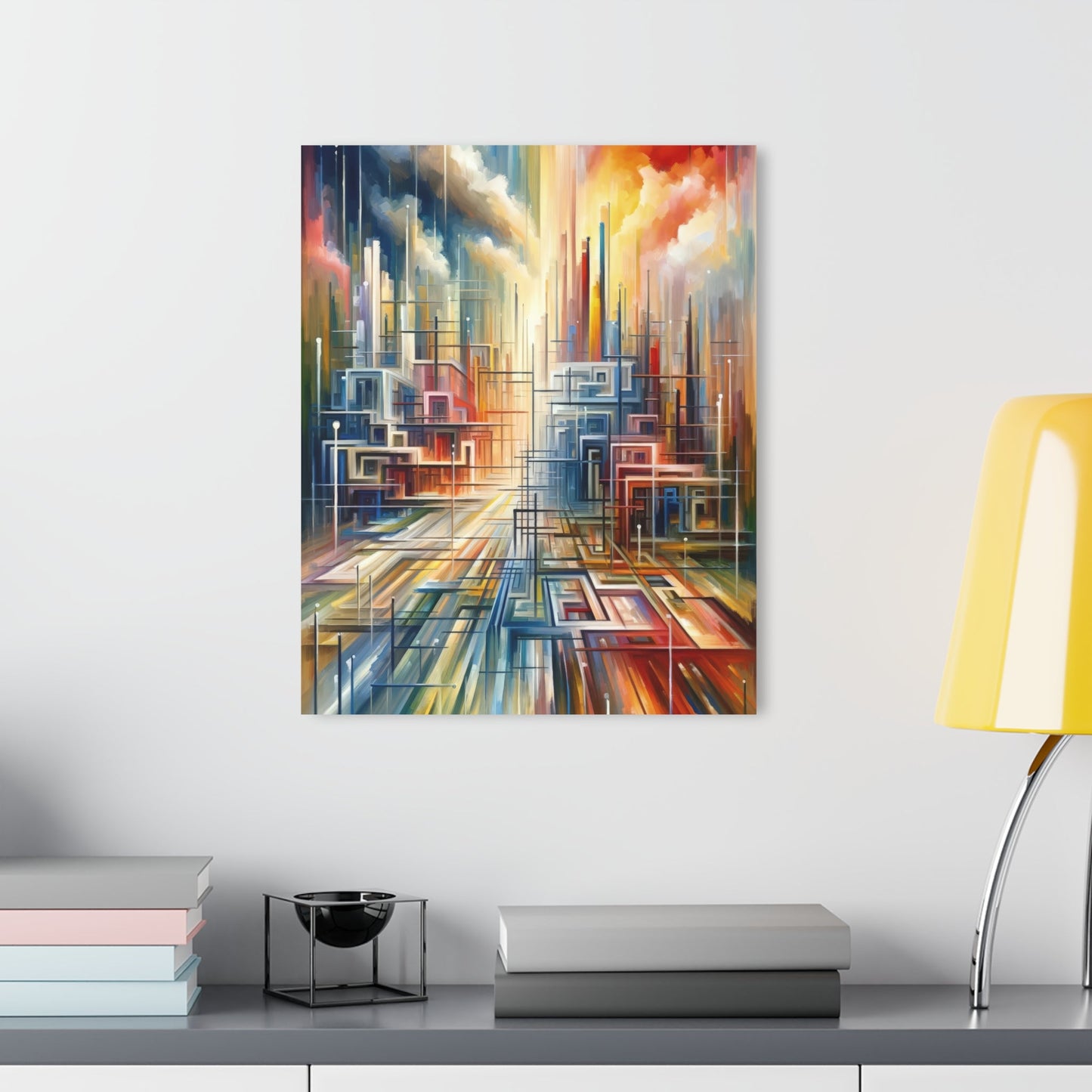 Urban Flow Interconnectedness Acrylic Prints (French Cleat Hanging) - ATUH.ART