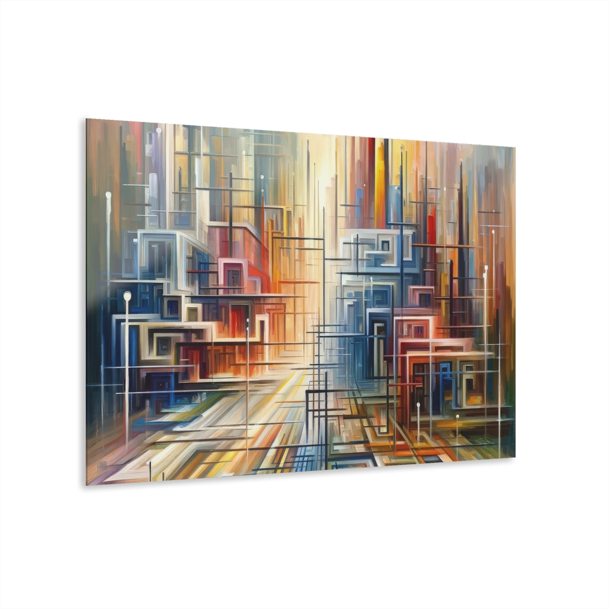 Urban Flow Interconnectedness Acrylic Prints (French Cleat Hanging) - ATUH.ART