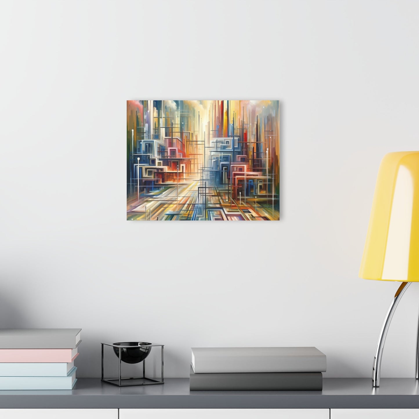 Urban Flow Interconnectedness Acrylic Prints (French Cleat Hanging) - ATUH.ART