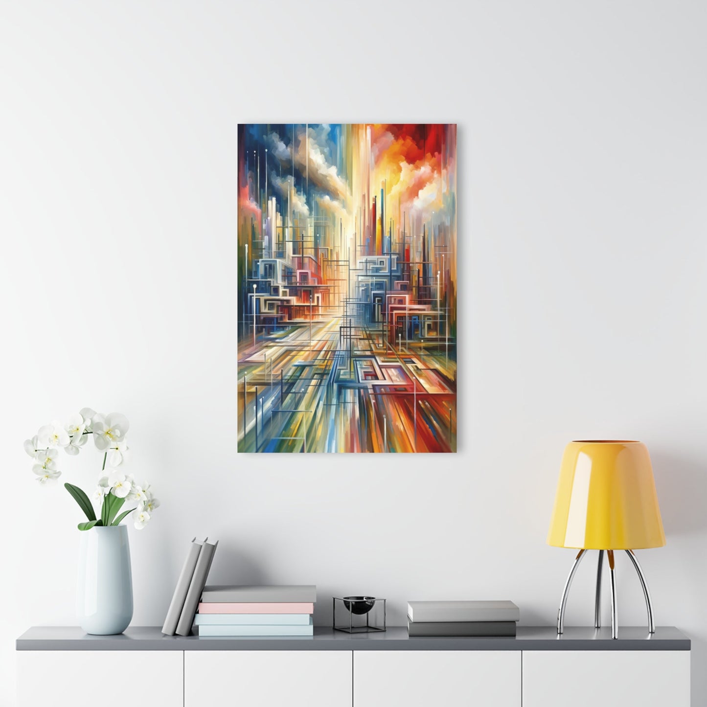 Urban Flow Interconnectedness Acrylic Prints (French Cleat Hanging) - ATUH.ART