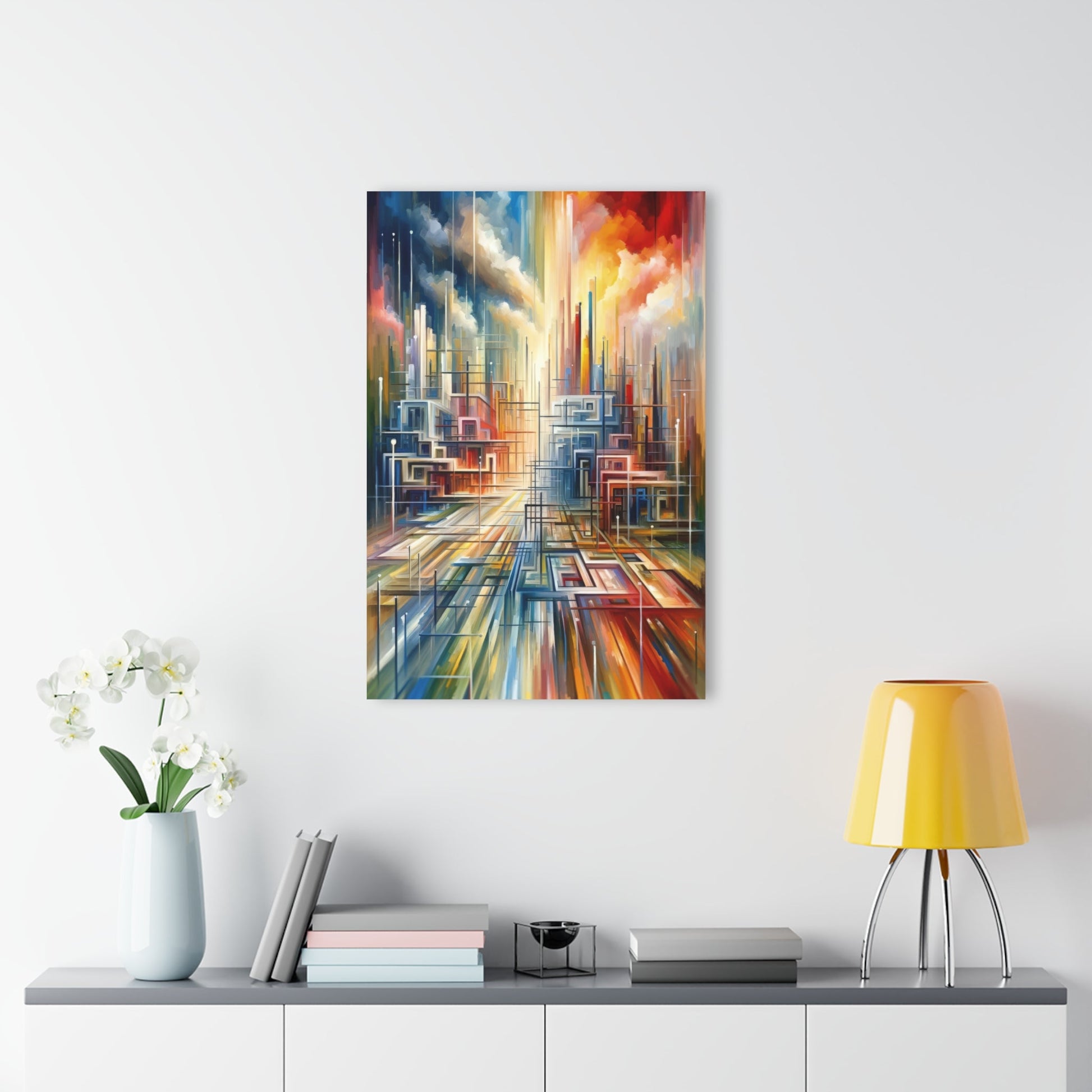 Urban Flow Interconnectedness Acrylic Prints (French Cleat Hanging) - ATUH.ART