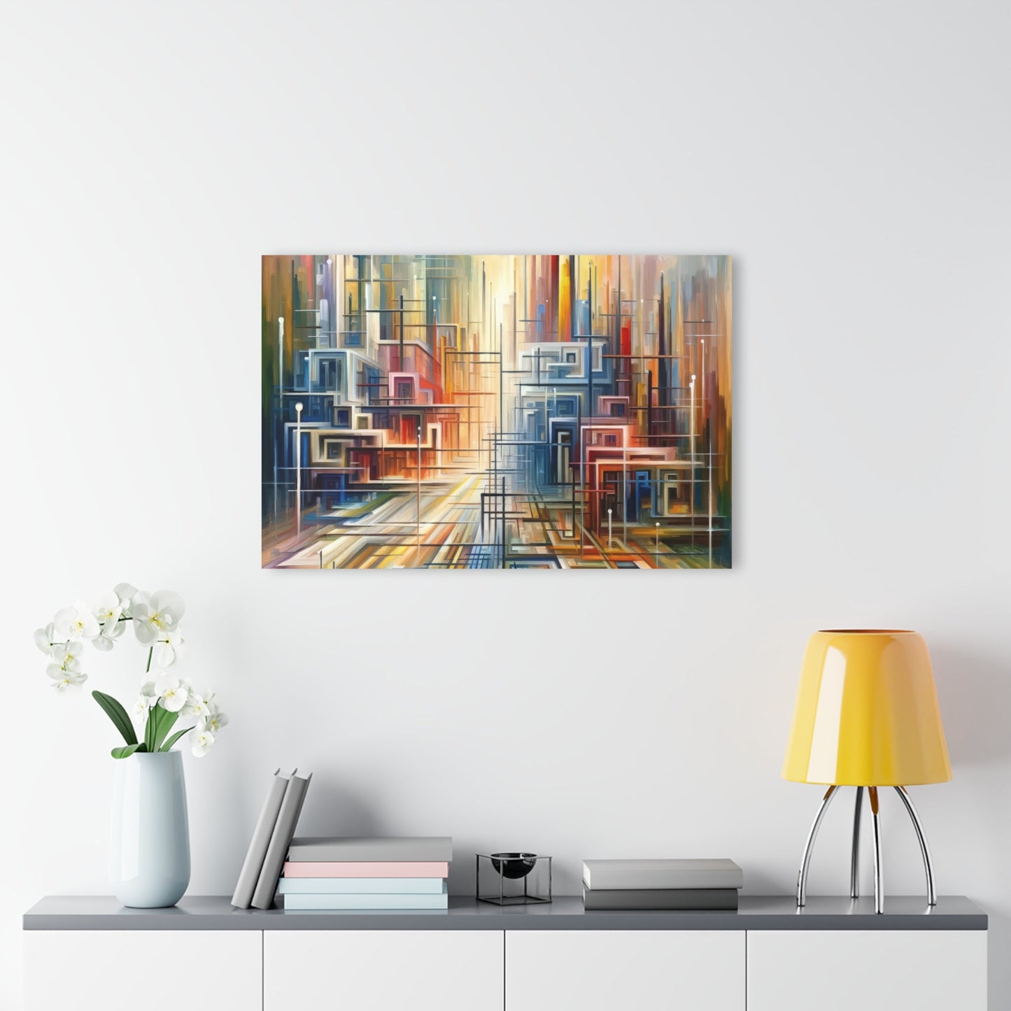 Urban Flow Interconnectedness Acrylic Prints (French Cleat Hanging) - ATUH.ART
