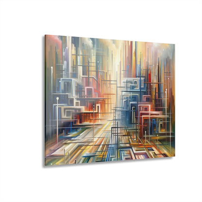Urban Flow Interconnectedness Acrylic Prints (French Cleat Hanging) - ATUH.ART