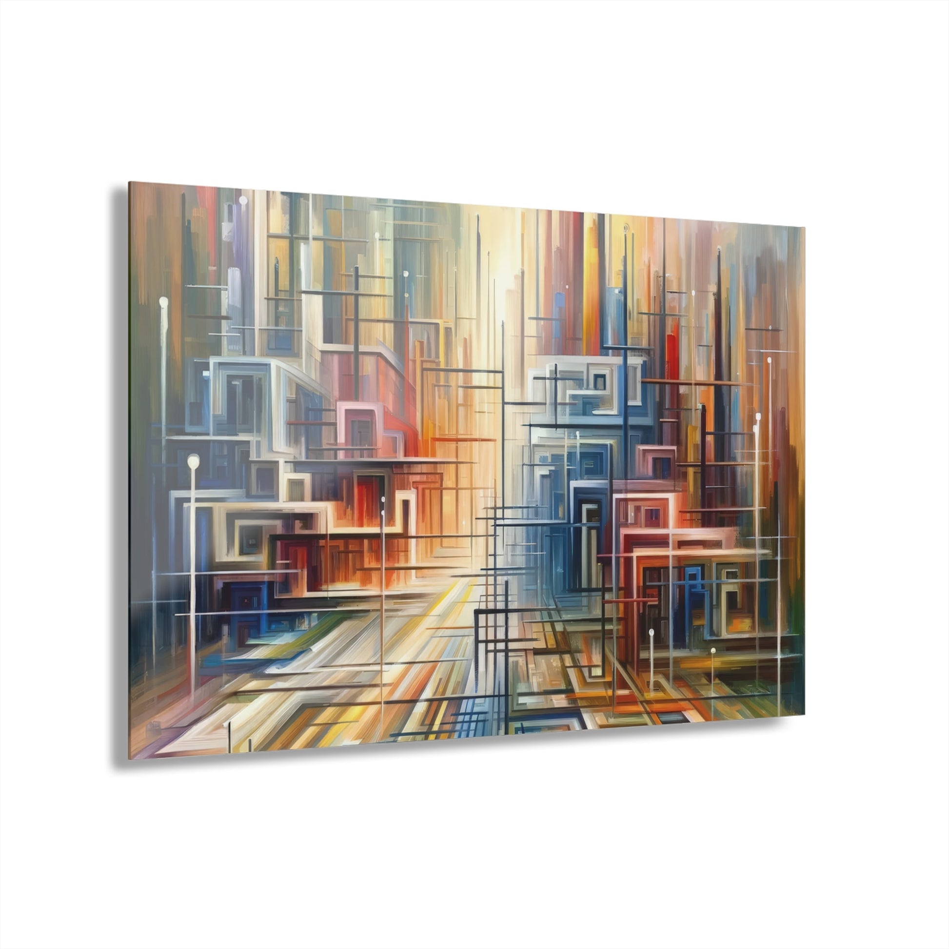 Urban Flow Interconnectedness Acrylic Prints (French Cleat Hanging) - ATUH.ART