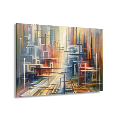 Urban Flow Interconnectedness Acrylic Prints (French Cleat Hanging) - ATUH.ART
