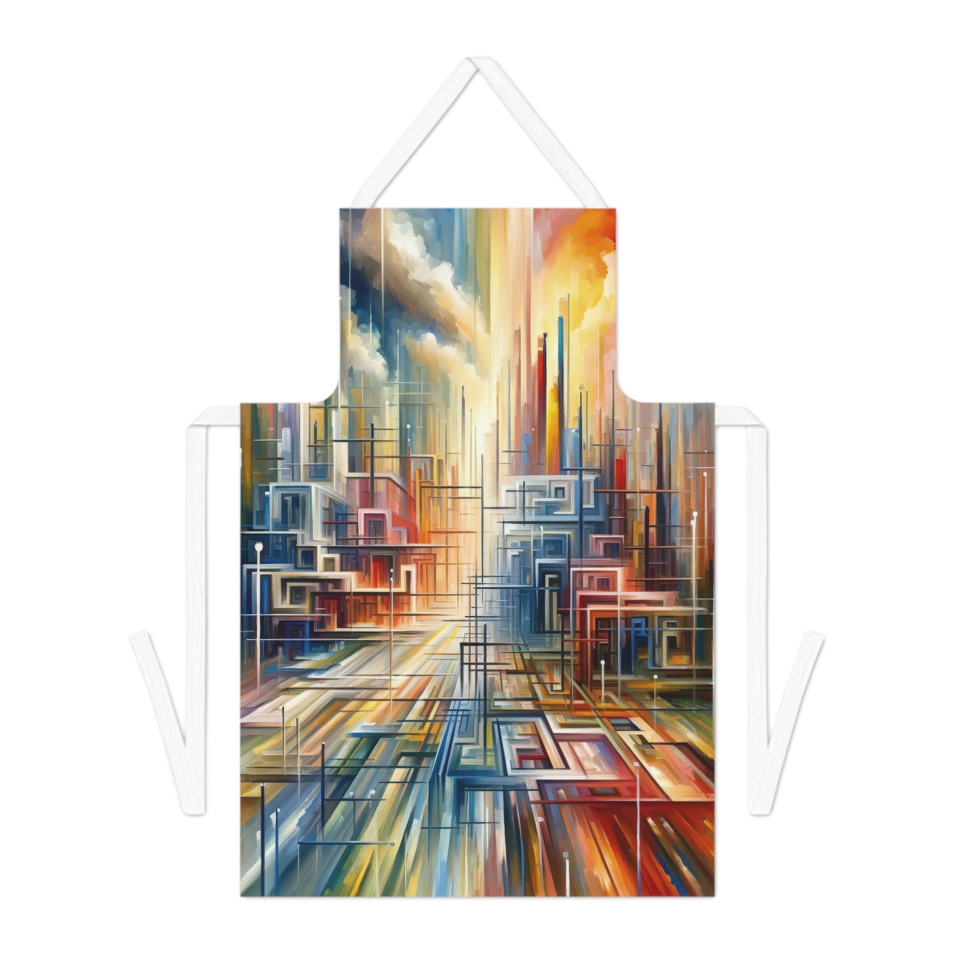 Urban Flow Interconnectedness Adult Apron (AOP) - ATUH.ART