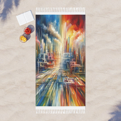 Urban Flow Interconnectedness Boho Beach Cloth - ATUH.ART