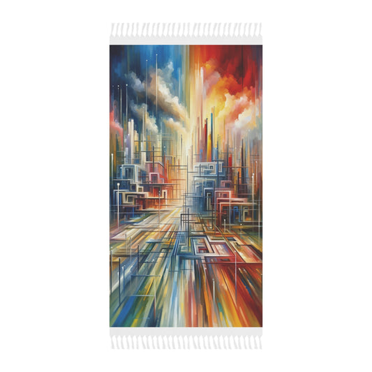 Urban Flow Interconnectedness Boho Beach Cloth - ATUH.ART