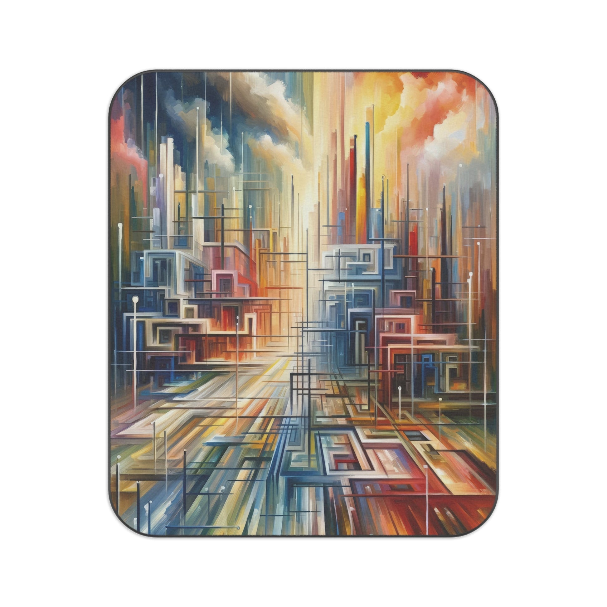 Urban Flow Interconnectedness Picnic Blanket - ATUH.ART