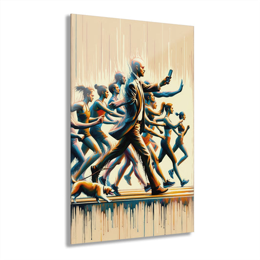 Urban Movement Disconnect Acrylic Prints (French Cleat Hanging) - ATUH.ART