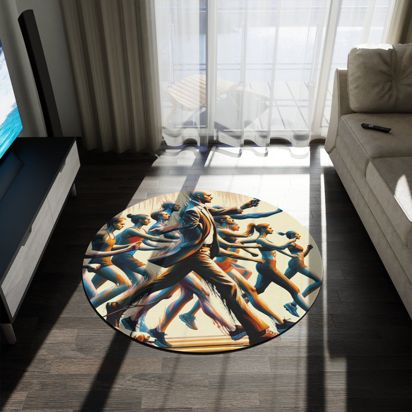 Urban Movement Disconnect Round Rug - ATUH.ART