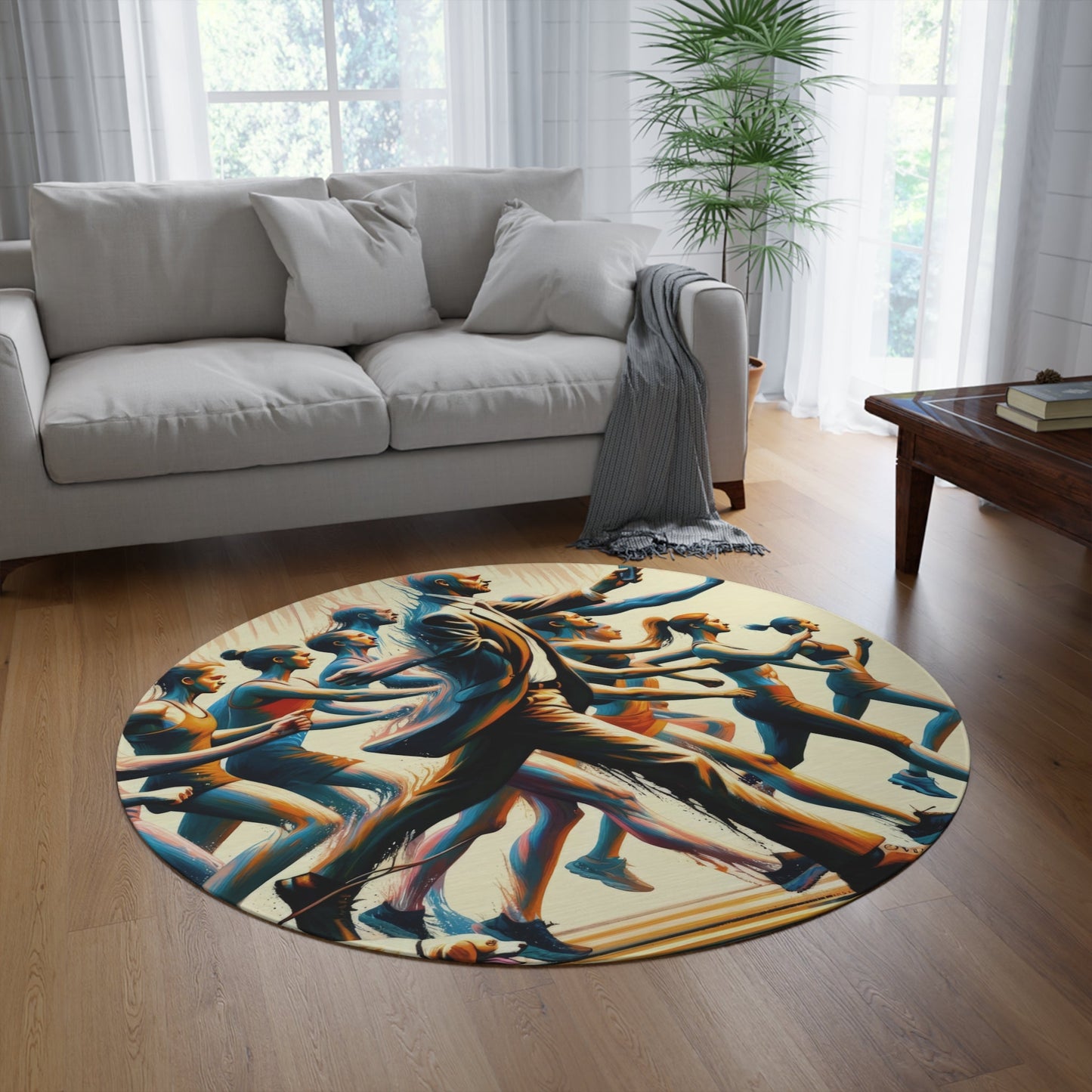 Urban Movement Disconnect Round Rug - ATUH.ART