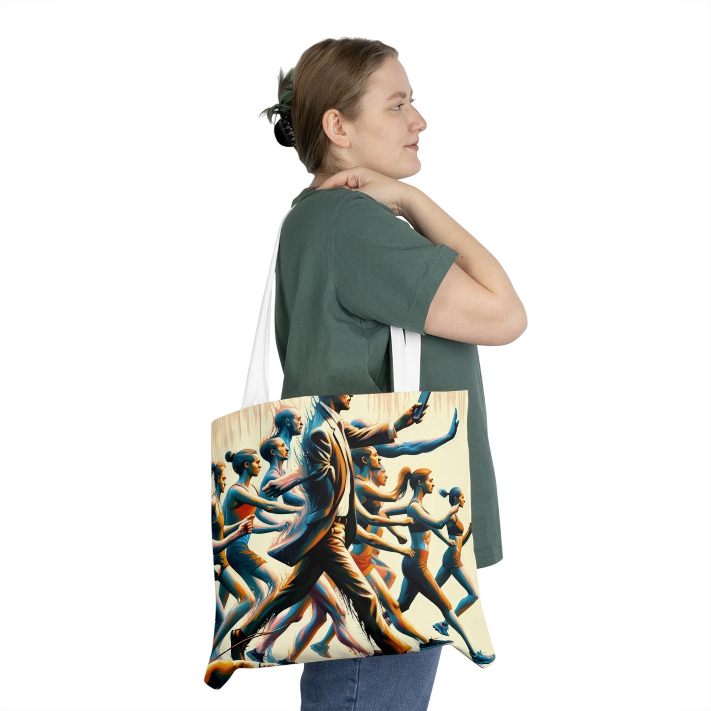 Urban Movement Disconnect Shoulder Tote Bag (AOP) - ATUH.ART