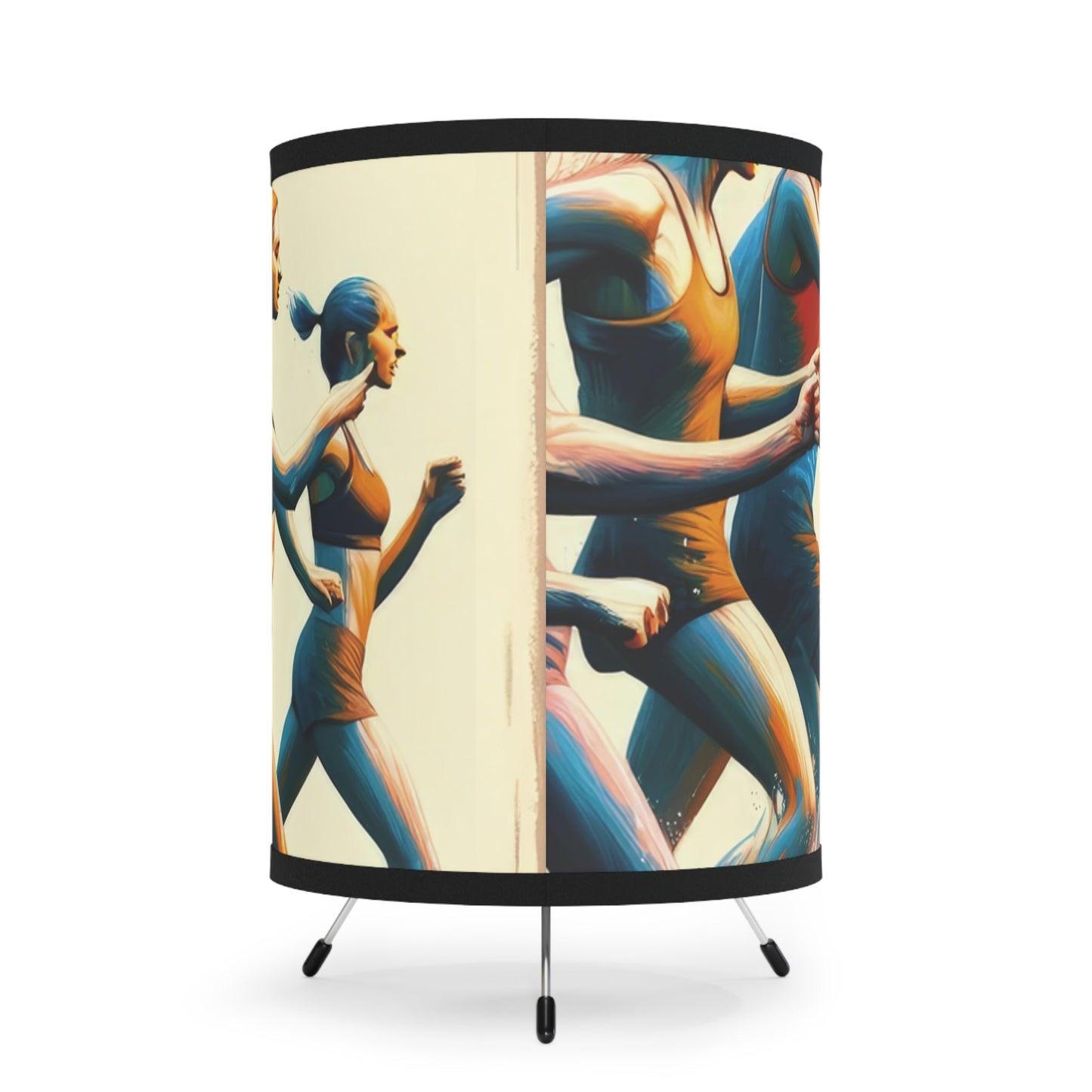 Urban Movement Disconnect Tripod Lamp with High-Res Printed Shade, US\CA plug - ATUH.ART