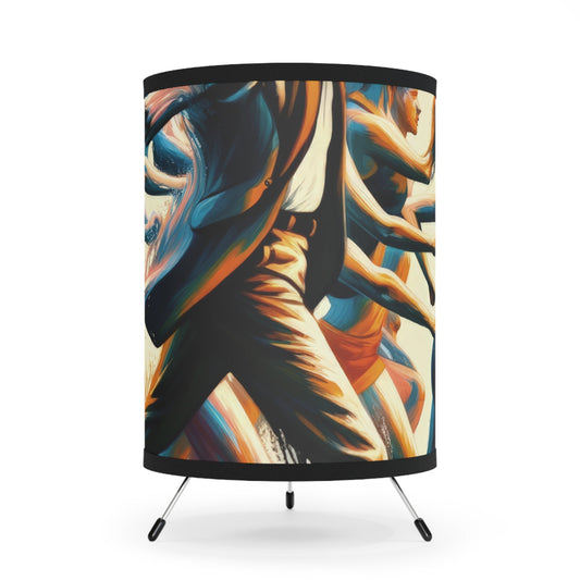 Urban Movement Disconnect Tripod Lamp with High-Res Printed Shade, US\CA plug - ATUH.ART