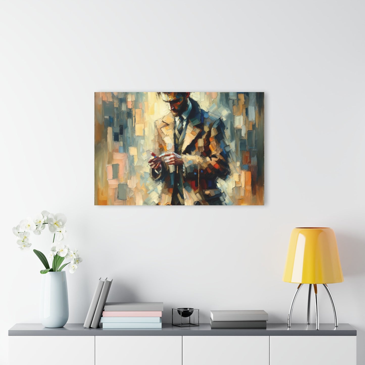 Urban Tachism Encounter Acrylic Prints (French Cleat Hanging) - ATUH.ART