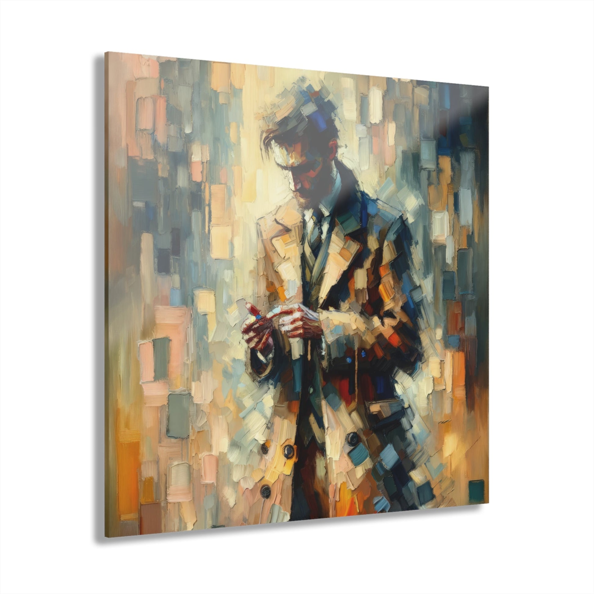Urban Tachism Encounter Acrylic Prints (French Cleat Hanging) - ATUH.ART