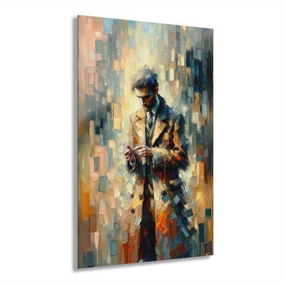 Urban Tachism Encounter Acrylic Prints (French Cleat Hanging) - ATUH.ART