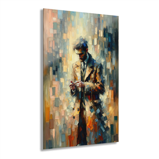 Urban Tachism Encounter Acrylic Prints (French Cleat Hanging) - ATUH.ART