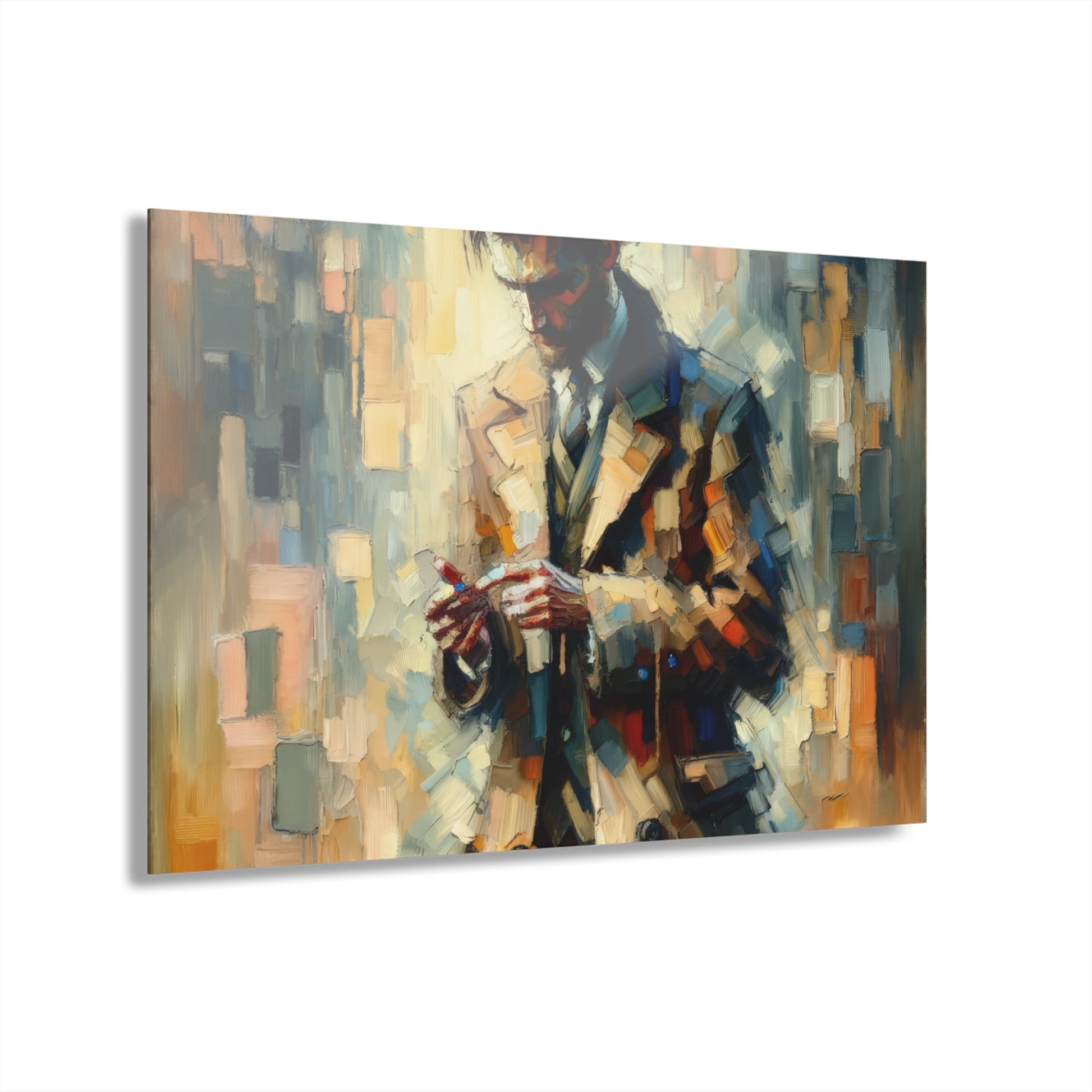 Urban Tachism Encounter Acrylic Prints (French Cleat Hanging) - ATUH.ART