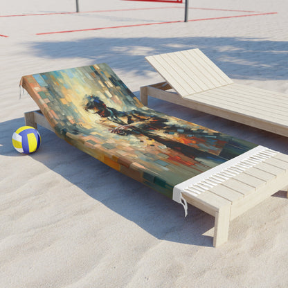 Urban Tachism Encounter Boho Beach Cloth - ATUH.ART