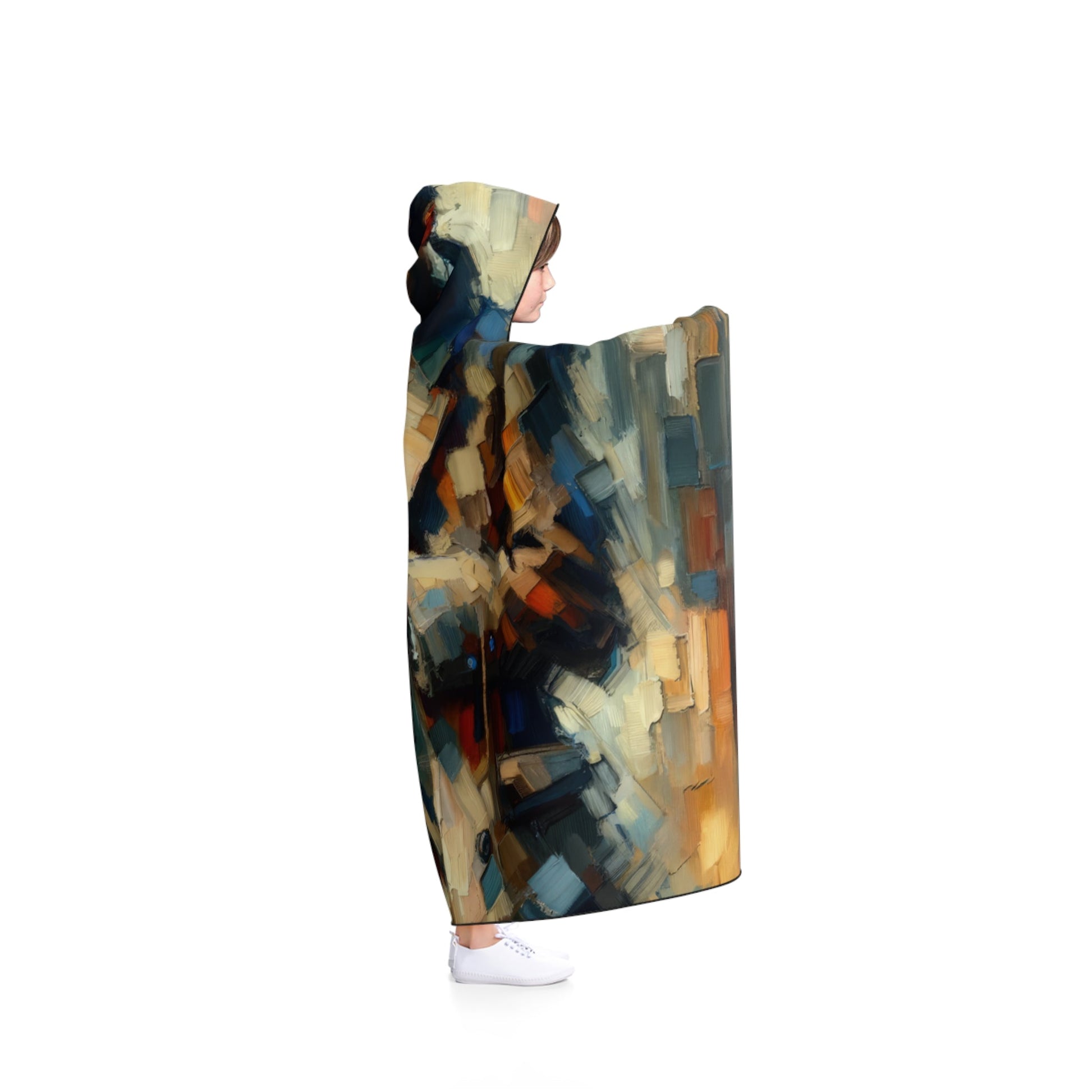 Urban Tachism Encounter Hooded Blanket - ATUH.ART