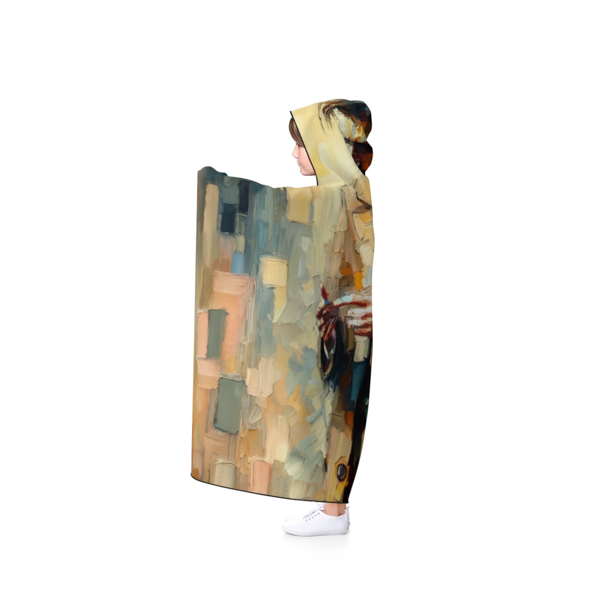 Urban Tachism Encounter Hooded Blanket - ATUH.ART