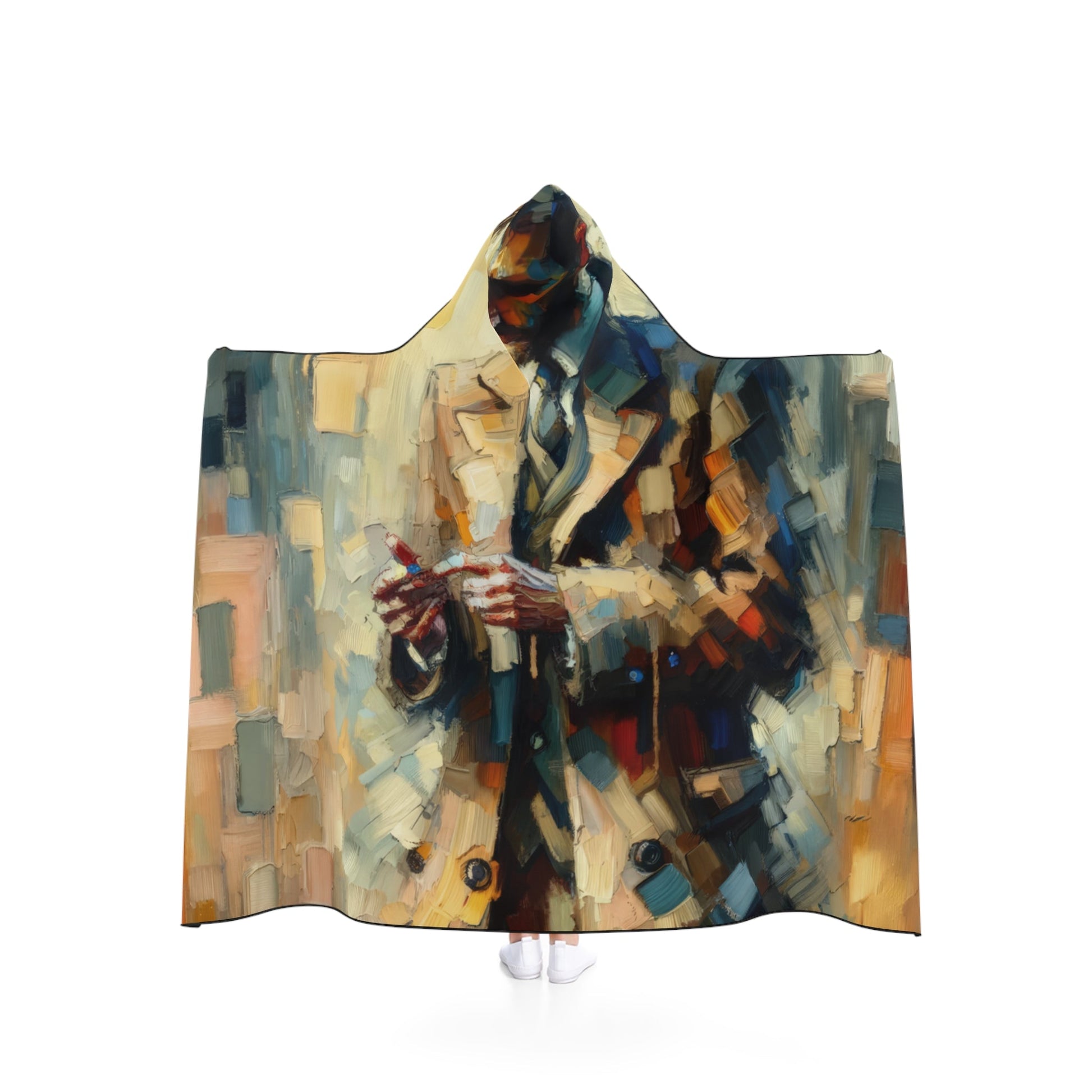 Urban Tachism Encounter Hooded Blanket - ATUH.ART