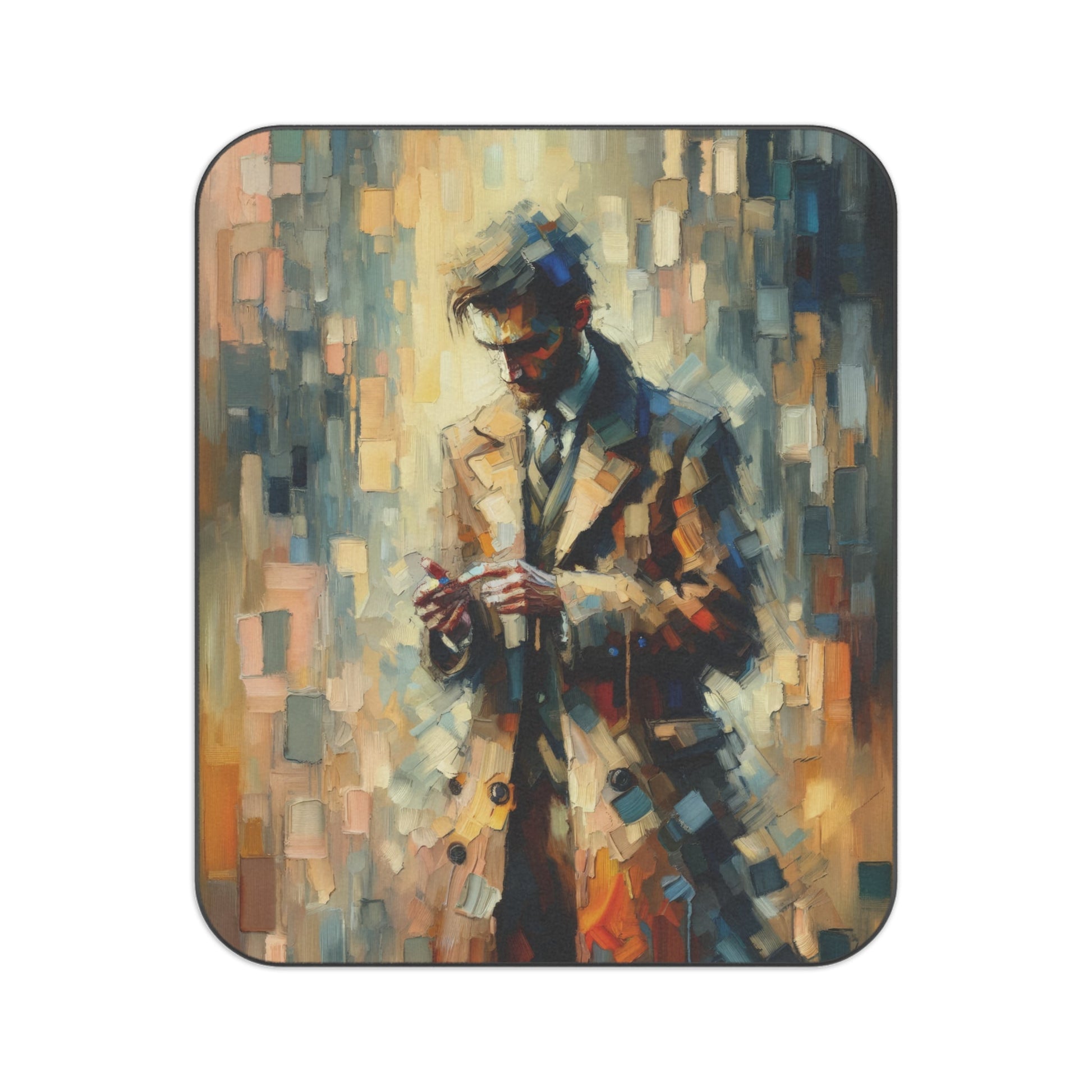 Urban Tachism Encounter Picnic Blanket - ATUH.ART