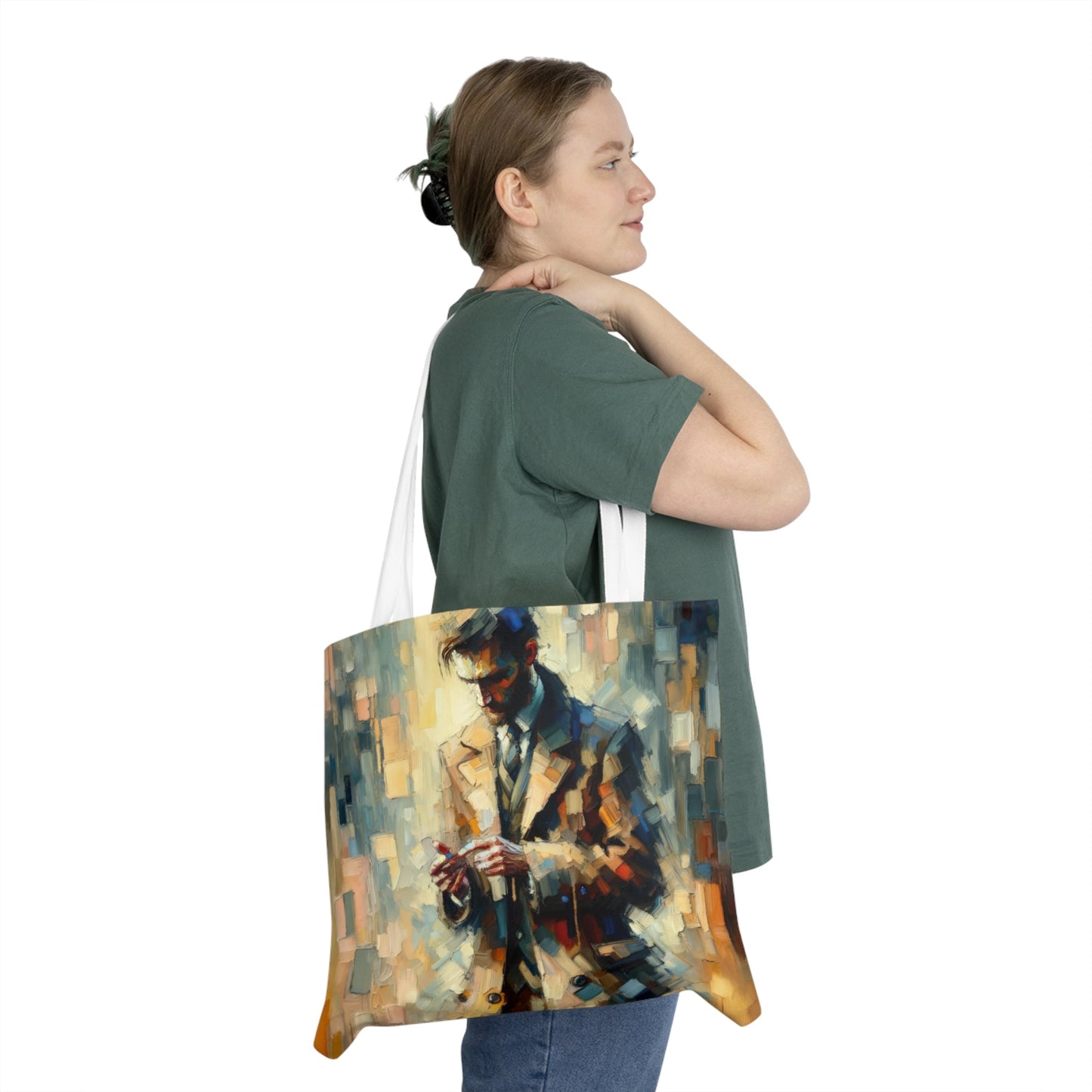 Urban Tachism Encounter Shoulder Tote Bag (AOP) - ATUH.ART