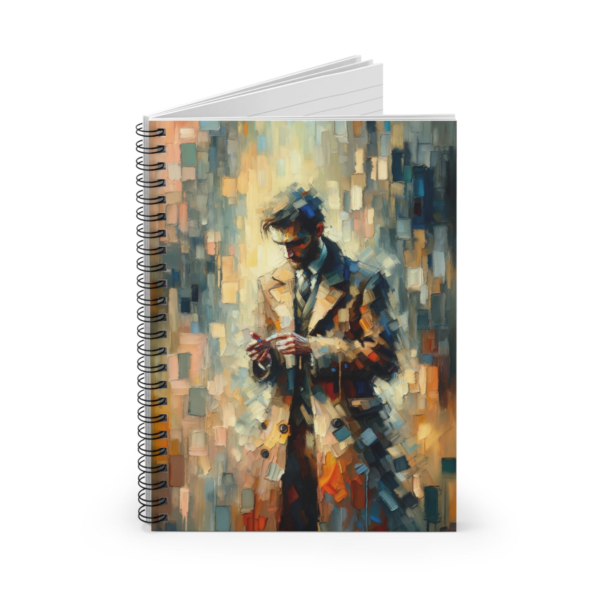 Urban Tachism Encounter Spiral Notebook - Ruled Line - ATUH.ART