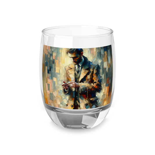 Urban Tachism Encounter Whiskey Glass - ATUH.ART