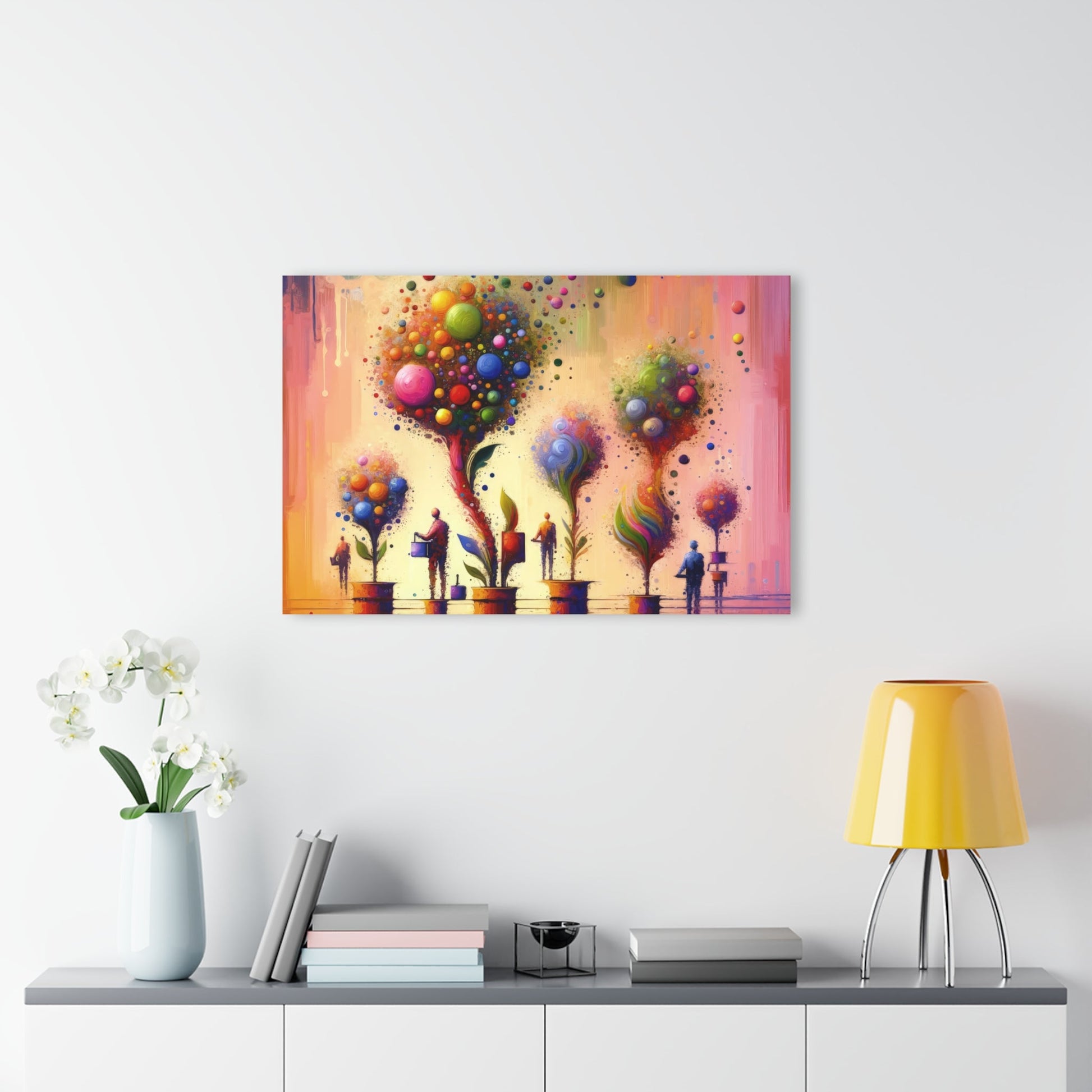 Vibrant Digital Arboriculture Acrylic Prints (French Cleat Hanging) - ATUH.ART