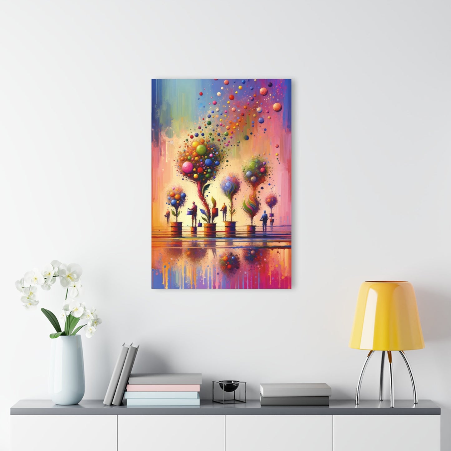 Vibrant Digital Arboriculture Acrylic Prints (French Cleat Hanging) - ATUH.ART