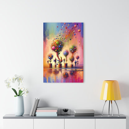 Vibrant Digital Arboriculture Acrylic Prints (French Cleat Hanging) - ATUH.ART