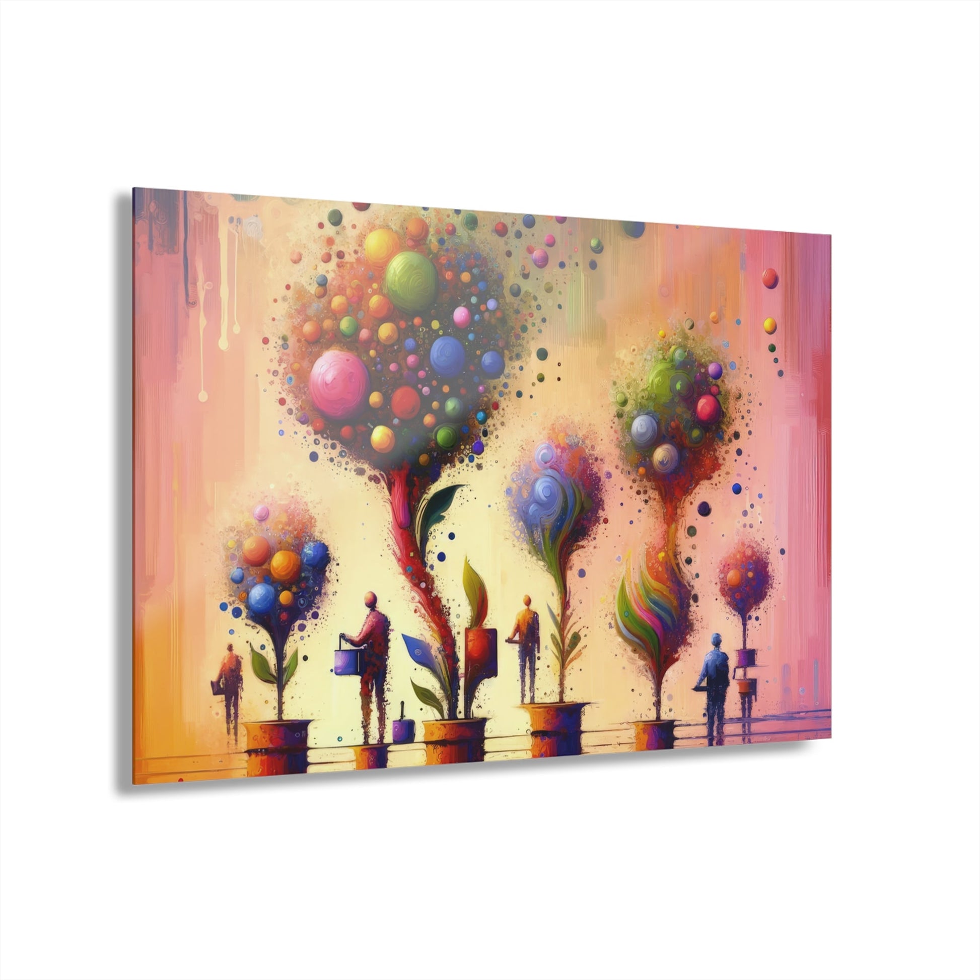 Vibrant Digital Arboriculture Acrylic Prints (French Cleat Hanging) - ATUH.ART