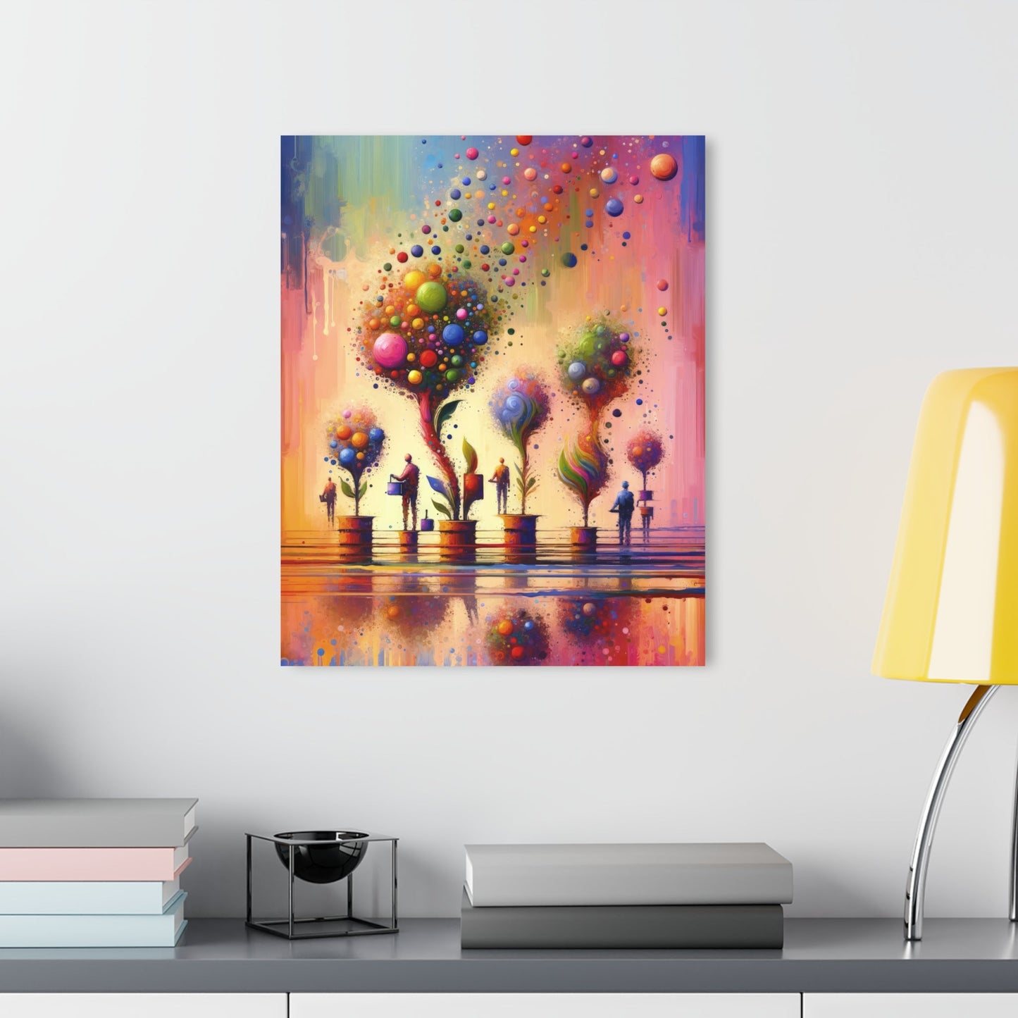 Vibrant Digital Arboriculture Acrylic Prints (French Cleat Hanging) - ATUH.ART