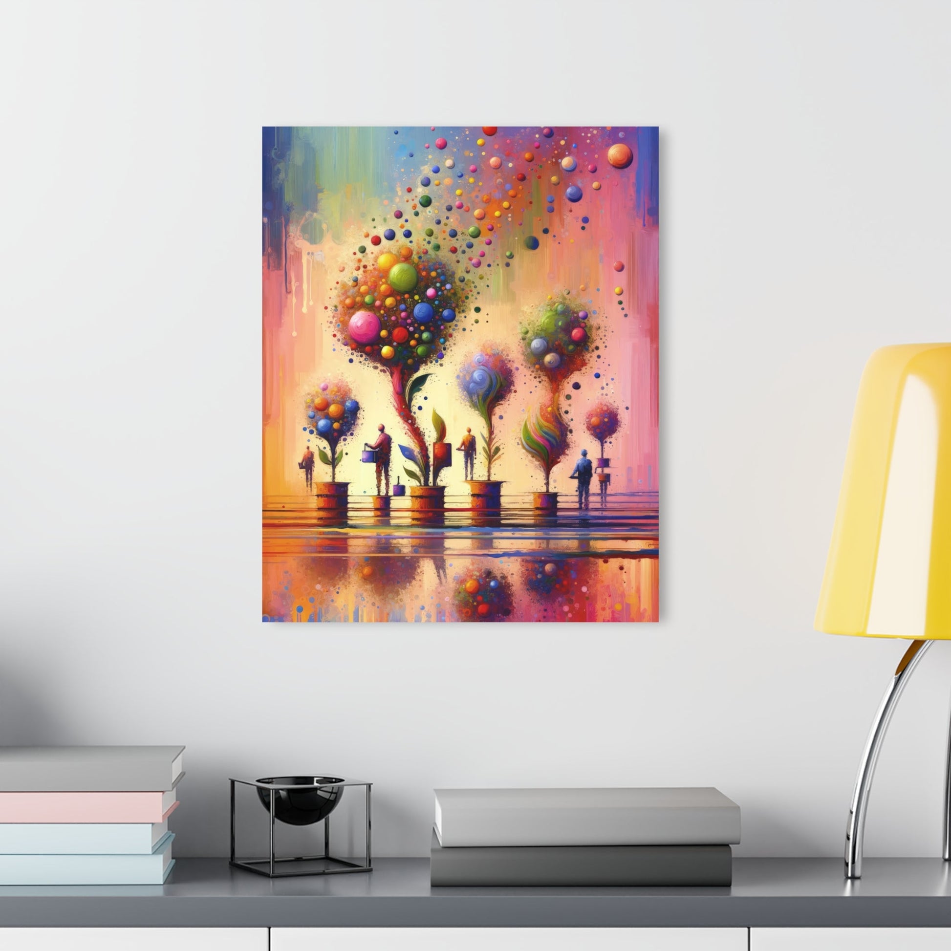 Vibrant Digital Arboriculture Acrylic Prints (French Cleat Hanging) - ATUH.ART