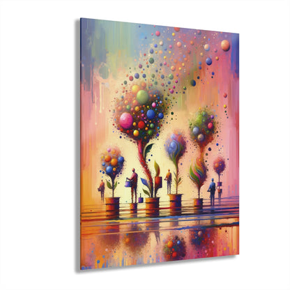 Vibrant Digital Arboriculture Acrylic Prints (French Cleat Hanging) - ATUH.ART