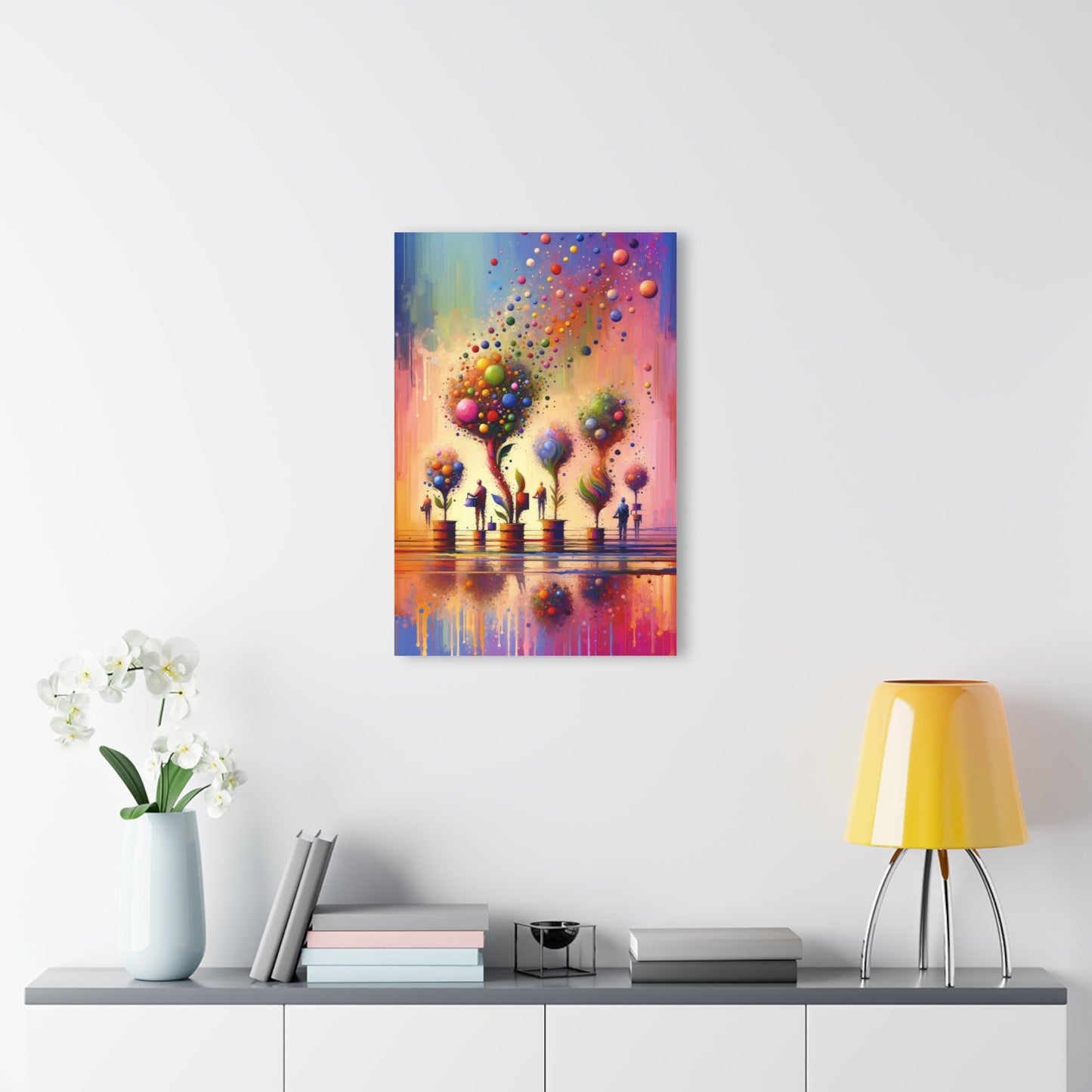 Vibrant Digital Arboriculture Acrylic Prints (French Cleat Hanging) - ATUH.ART