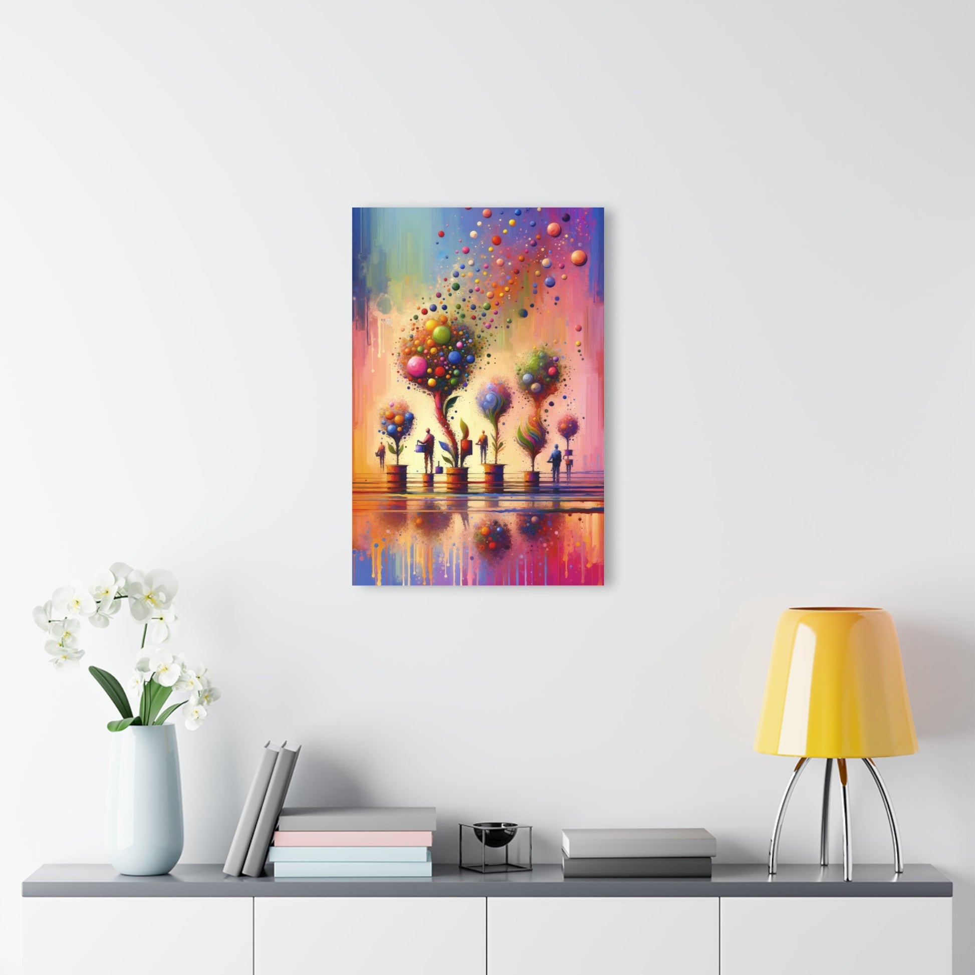 Vibrant Digital Arboriculture Acrylic Prints (French Cleat Hanging) - ATUH.ART