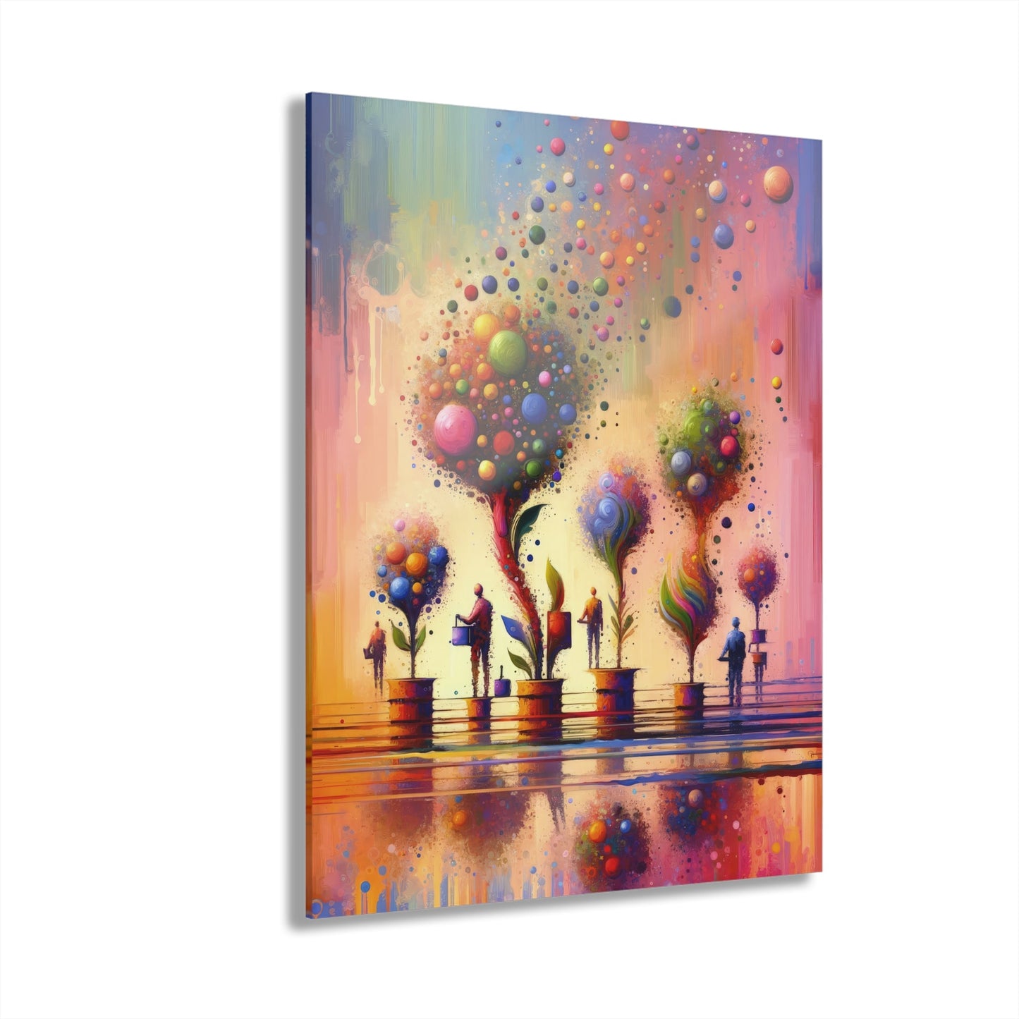 Vibrant Digital Arboriculture Acrylic Prints (French Cleat Hanging) - ATUH.ART