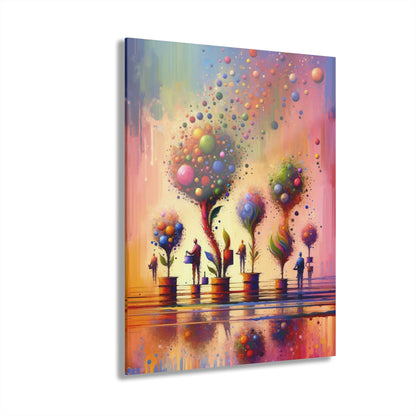 Vibrant Digital Arboriculture Acrylic Prints (French Cleat Hanging) - ATUH.ART