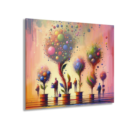 Vibrant Digital Arboriculture Acrylic Prints (French Cleat Hanging) - ATUH.ART